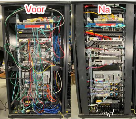 Fortinet Voor / Na situatie. Van dit naar dit.