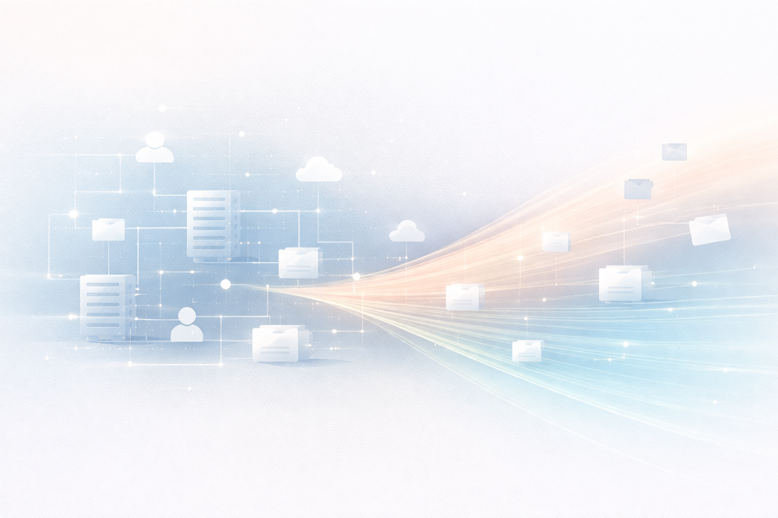 Data die netwerk verlaat